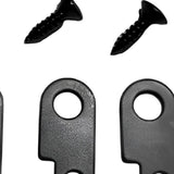 Maxbell Guitar Effects Pedal Mounting Kit Luthier Making Easy to Install Replacement Black