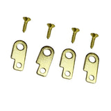 Maxbell Guitar Effects Pedal Mounting Kit Luthier Making Easy to Install Replacement Gold