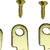 Maxbell Guitar Effects Pedal Mounting Kit Luthier Making Easy to Install Replacement Gold