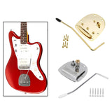 Maxbell Tremolo Bridge with Screw Single Rocker Metal Direct Replace with Whammy Bar Gold