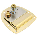 Maxbell Tremolo Bridge with Screw Single Rocker Metal Direct Replace with Whammy Bar Gold