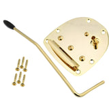 Maxbell Tremolo Bridge with Screw Single Rocker Metal Direct Replace with Whammy Bar Gold