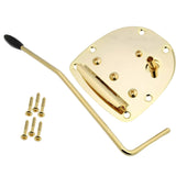 Maxbell Tremolo Bridge with Screw Single Rocker Metal Direct Replace with Whammy Bar Gold