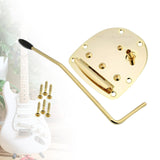 Maxbell Tremolo Bridge with Screw Single Rocker Metal Direct Replace with Whammy Bar Gold