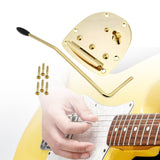 Maxbell Tremolo Bridge with Screw Single Rocker Metal Direct Replace with Whammy Bar Gold