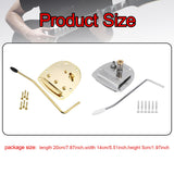 Maxbell Tremolo Bridge with Screw Single Rocker Metal Direct Replace with Whammy Bar Gold