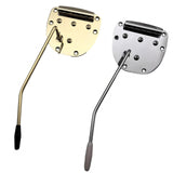 Maxbell Tremolo Bridge with Screw Single Rocker Metal Direct Replace with Whammy Bar Silver
