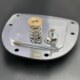 Maxbell Tremolo Bridge with Screw Single Rocker Metal Direct Replace with Whammy Bar Silver