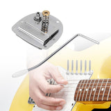 Maxbell Tremolo Bridge with Screw Single Rocker Metal Direct Replace with Whammy Bar Silver