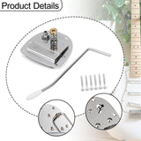 Maxbell Tremolo Bridge with Screw Single Rocker Metal Direct Replace with Whammy Bar Silver