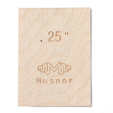 Maxbell 3 Pieces Neck Shims for Electric Guitar Wooden Parts Guitar Neck Plate Tools