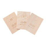 Maxbell 3 Pieces Neck Shims for Electric Guitar Wooden Parts Guitar Neck Plate Tools