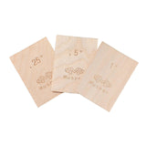 Maxbell 3 Pieces Neck Shims for Electric Guitar Wooden Parts Guitar Neck Plate Tools