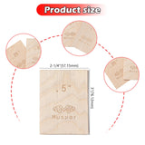 Maxbell 3 Pieces Neck Shims for Electric Guitar Wooden Parts Guitar Neck Plate Tools