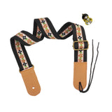 Maxbell Ukulele Strap Universal Shoulder Belt for 4 String Instruments Tenor Soprano Black