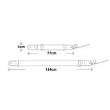 Maxbell Ukulele Strap Universal Shoulder Belt for 4 String Instruments Tenor Soprano Black