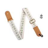 Maxbell Ukulele Strap Universal Shoulder Belt for 4 String Instruments Tenor Soprano Beige