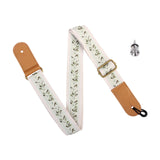 Maxbell Ukulele Strap Universal Shoulder Belt for 4 String Instruments Tenor Soprano Beige