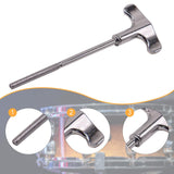 Maxbell Drum Key Drum Tight Screw Sturdy Metal for Drummers Marching Drums Accessory 130 mm