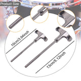 Maxbell Drum Key Drum Tight Screw Sturdy Metal for Drummers Marching Drums Accessory 130 mm