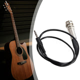 Maxbell Guitar Pickup End Pin Jack Socket to Cable Endpin Output Jack Guitar Adapter