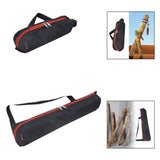 Maxbell Rain Sound Stick Instrument Shoulder Bag Black with Double Zipper Waterproof 9x26cm