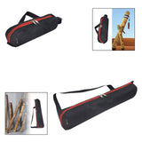 Maxbell Rain Sound Stick Instrument Shoulder Bag Black with Double Zipper Waterproof 9x26cm