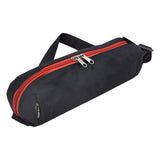Maxbell Rain Sound Stick Instrument Shoulder Bag Black with Double Zipper Waterproof 9x26cm