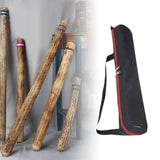 Maxbell Rain Sound Stick Instrument Shoulder Bag Black with Double Zipper Waterproof 9x52cm