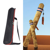 Maxbell Rain Sound Stick Instrument Shoulder Bag Black with Double Zipper Waterproof 9x52cm