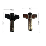 Maxbell Drum Tuning Key Easy to Use Accessories Ergonomic Universal Tension Drum Key Black