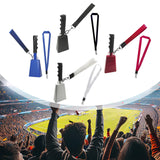 Maxbell Metal Cowbell with Handle Service Cheering Bell for Christmas Party Birthday blue