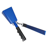 Maxbell Metal Cowbell with Handle Service Cheering Bell for Christmas Party Birthday blue