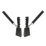 Maxbell Metal Cowbell with Handle Service Cheering Bell for Christmas Party Birthday black