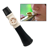 Maxbell Kazoo Great Sound Easy to Learn Flute Mini Professional Ukulele Music Lovers Black