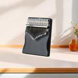 Maxbell 17 Key Mini Finger Piano Small Compact Music Instrument for Kids Adults Gift black