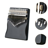 Maxbell 17 Key Mini Finger Piano Small Compact Music Instrument for Kids Adults Gift black