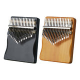 Maxbell 17 Key Mini Finger Piano Small Compact Music Instrument for Kids Adults Gift black