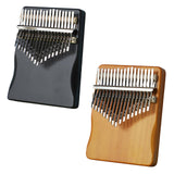 Maxbell 17 Key Mini Finger Piano Small Compact Music Instrument for Kids Adults Gift black