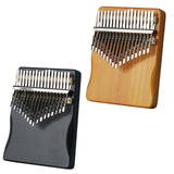 Maxbell 17 Key Mini Finger Piano Small Compact Music Instrument for Kids Adults Gift black