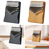 Maxbell 17 Key Mini Finger Piano Small Compact Music Instrument for Kids Adults Gift black