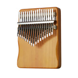 Maxbell 17 Key Mini Finger Piano Small Compact Music Instrument for Kids Adults Gift brown