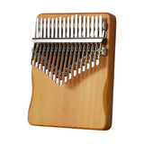 Maxbell 17 Key Mini Finger Piano Small Compact Music Instrument for Kids Adults Gift brown