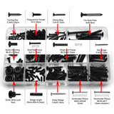 Maxbell Guitar Screw Kit Accessories Guitar Repairing Kit for Tuner Pickguard Switch Black
