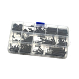 Maxbell Guitar Screw Kit Accessories Guitar Repairing Kit for Tuner Pickguard Switch Black