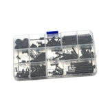 Maxbell Guitar Screw Kit Accessories Guitar Repairing Kit for Tuner Pickguard Switch Black