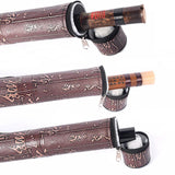 Maxbell Bamboo Flute Carrying Bag Multipurpose Chinese Traditional Carrier Protector 50cm