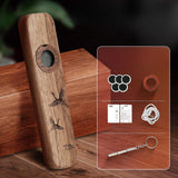 Maxbell Wooden Kazoo Wind Instrument for Party Supplies Outdoor Activities Beginners Style A