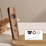 Maxbell Wooden Kazoo Wind Instrument for Party Supplies Outdoor Activities Beginners Style A