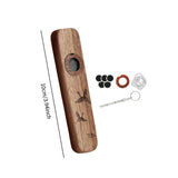 Maxbell Wooden Kazoo Wind Instrument for Party Supplies Outdoor Activities Beginners Style A